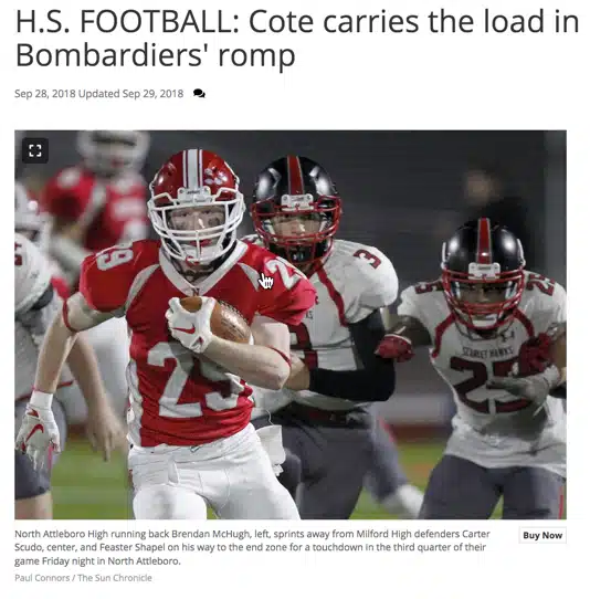 Cote carries