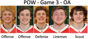 Players of the Week – Game 3 – Oliver Ames