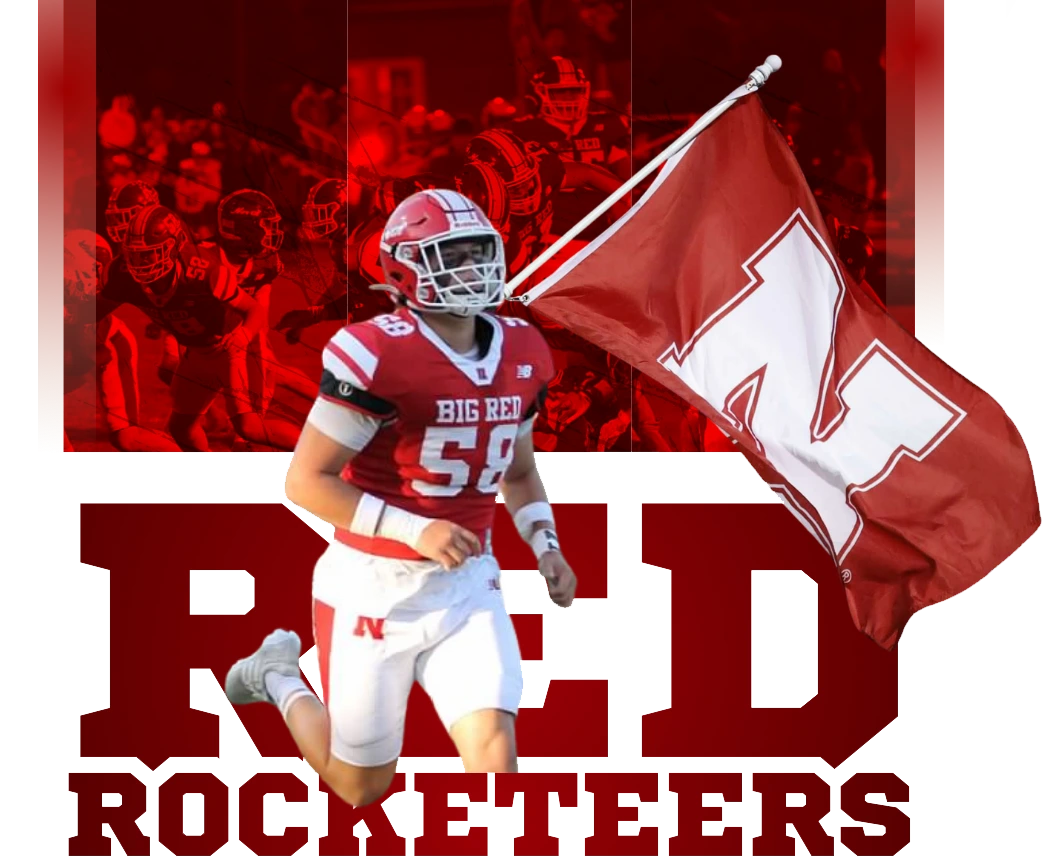 Number 50 Redrocketeers big red